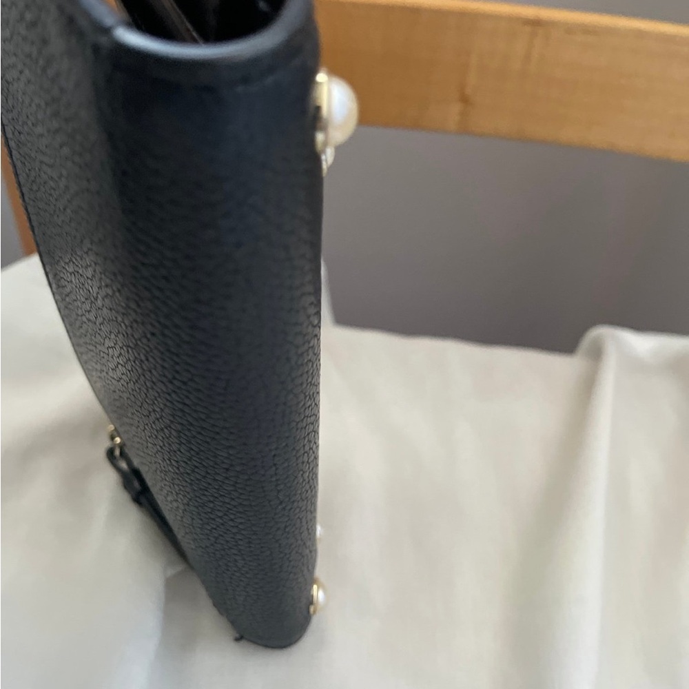 Kate Spade Black Wallet with Pearl Details - Picture 9 of 11